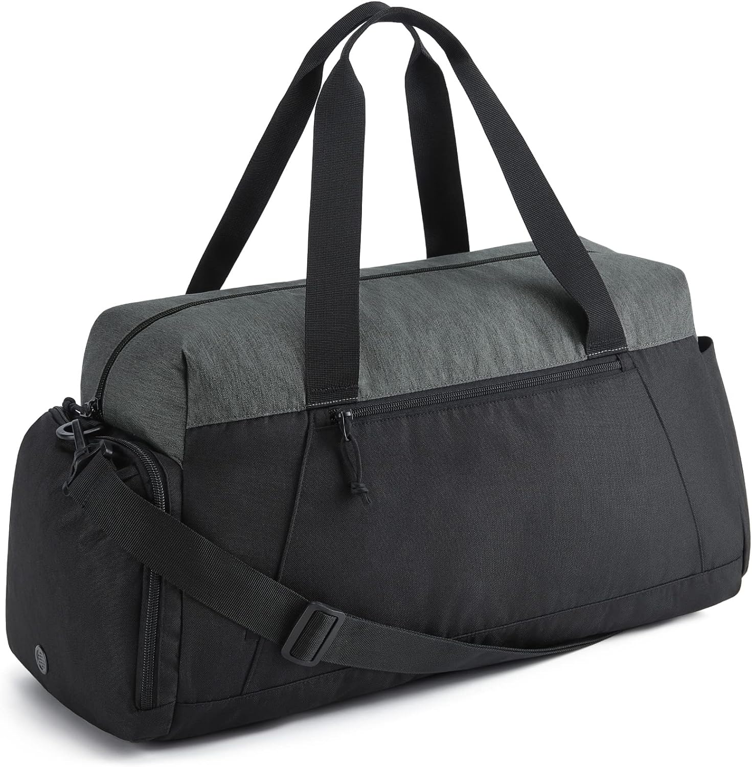 230816043111043_1 Gym Bags for Men, BAGSMART Foldable Sports Duffle Bag, Lightweight Weekender Duffel Bag With Shoe Compartment, Water Resistant Workout Duffle Sports Bag for Travel Fitness Swimming Yoga, Grey - Image 1